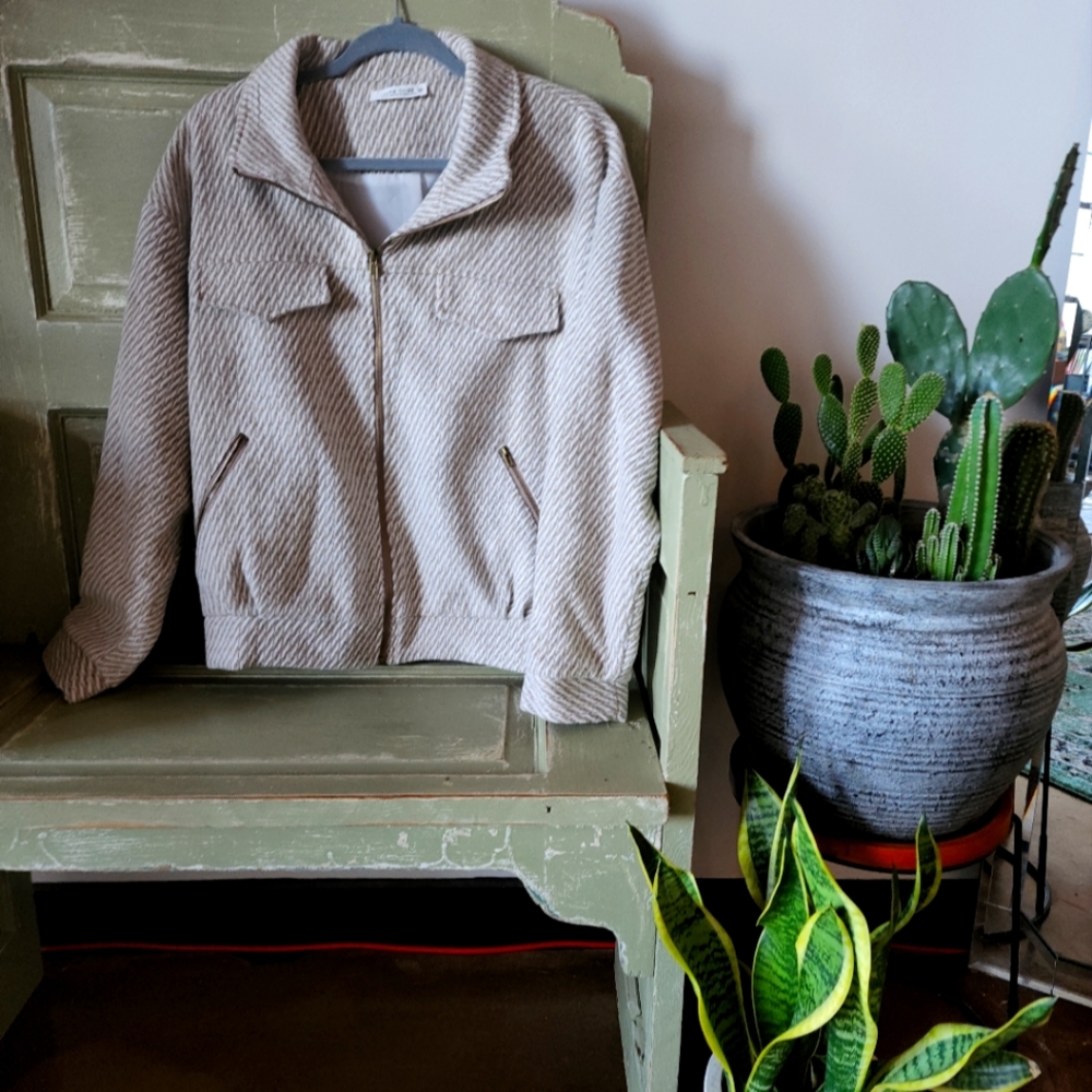 Jacket bomber style woven